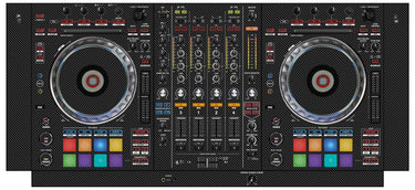 Pioneer DJ DDJ SZ Skin Carbon